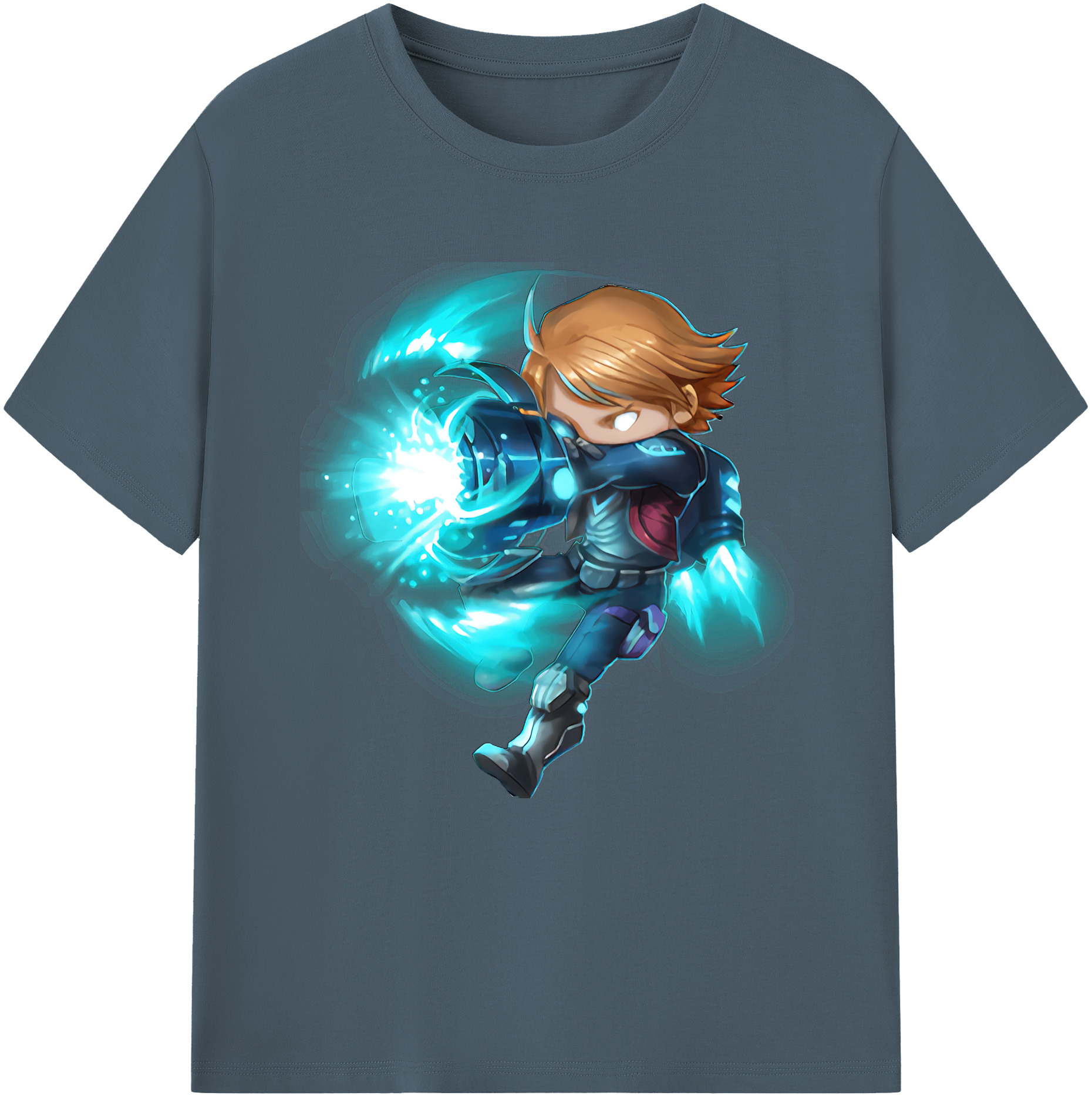 リーグ・オブ・レジェンド League of Legends LOL 綿100％半袖Tシャツ（フロントプリント）